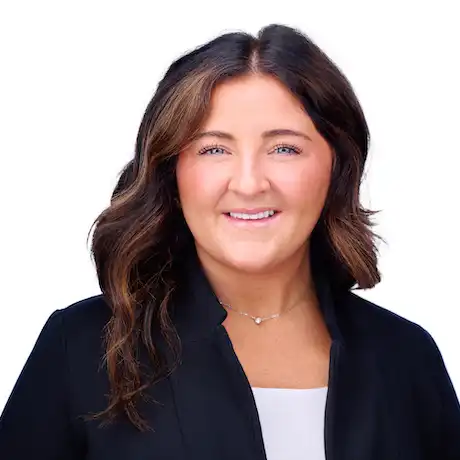 Headshot of Allison Digilio who is a Business Development Coordinator from Pennsylvania. She has reddish-brown hair, glasses and is wearing a green button up.